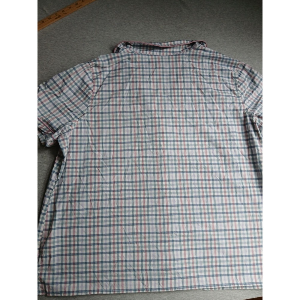 LL Bean Pajama Set 3x Womens Pull On Short Notch Collar Comfort Lounge Sleep - Picture 7 of 16